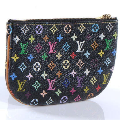 Louis Vuitton Monogram Multicolor Pochette Plate MM Black 3 of 7