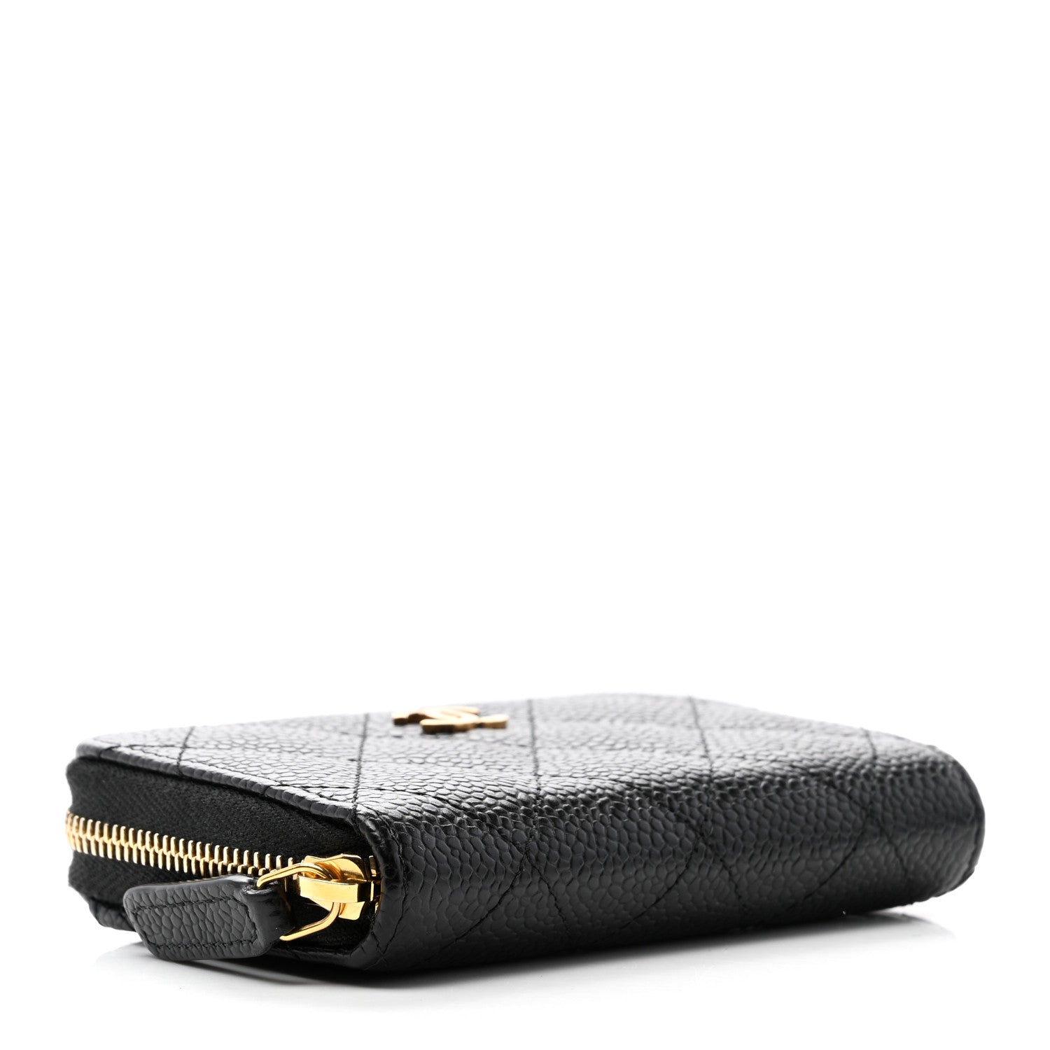 Chanel Caviar Quilted Classic Zipped Coin Purse Black 4 of 8