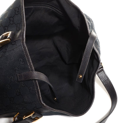 Gucci Monogram Medium Abbey Shoulder Bag Black 5 of 7