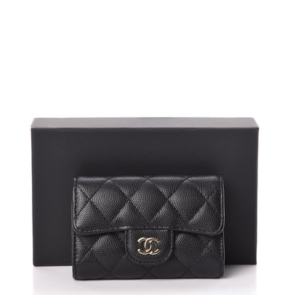 Chanel Caviar Quilted Classic 4 Key Holder Wallet Black 9 of 9