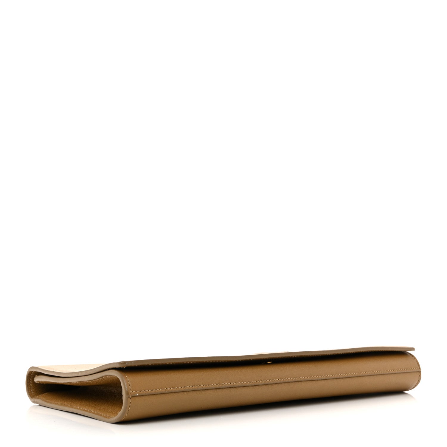 Saint Laurent Calfskin Monogram Large Belle De Jour Clutch  Beige 4 of 10