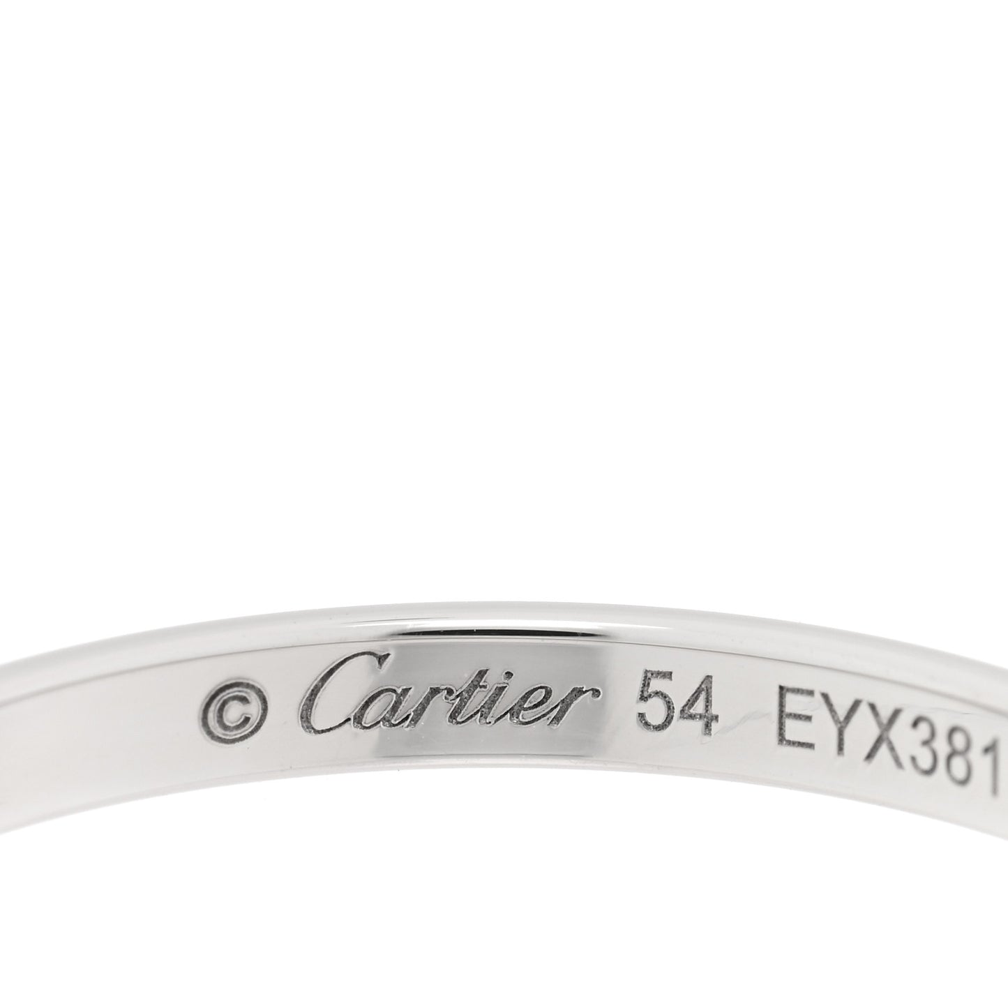 Platinum 2mm 1895 Wedding Band Ring 54 7