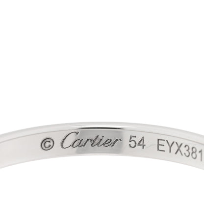 Cartier Platinum 2mm 1895 Wedding Band Ring 54 7 4 of 4