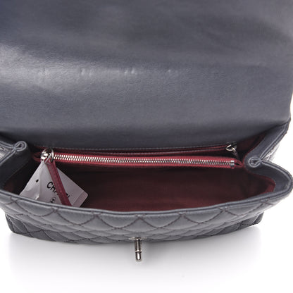 Chanel Caviar Quilted Small Coco Handle Flap Gray 4 of 11