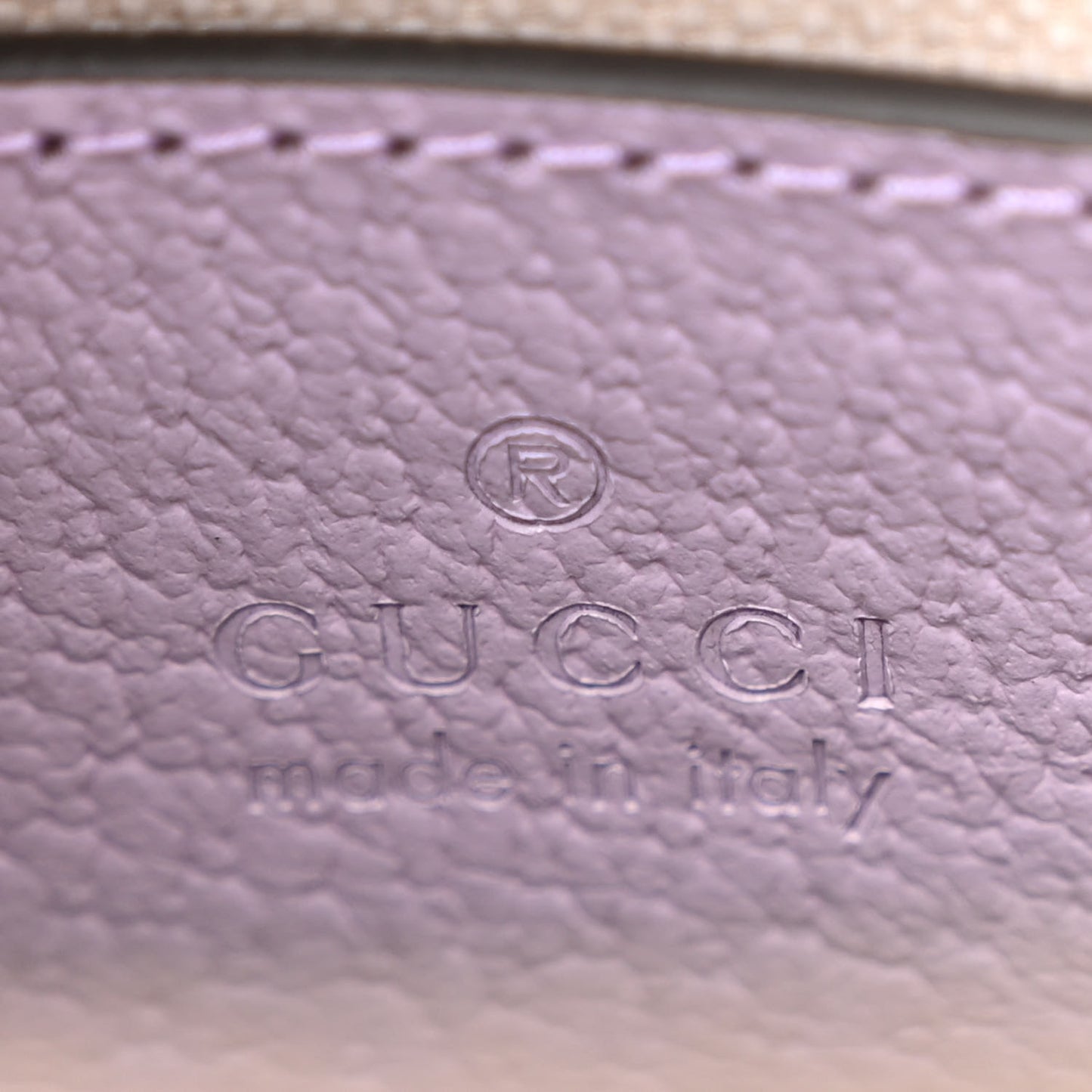 Monogram Jumbo GG Textured Dollar Calfskin Mini Tote Bag Beige Lapis