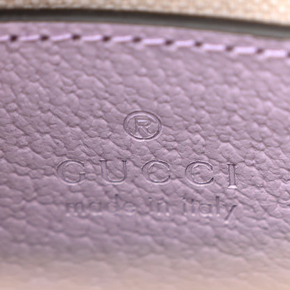 Gucci Monogram Jumbo GG Textured Dollar Calfskin Mini Tote Bag Beige Lapis 6 of 13