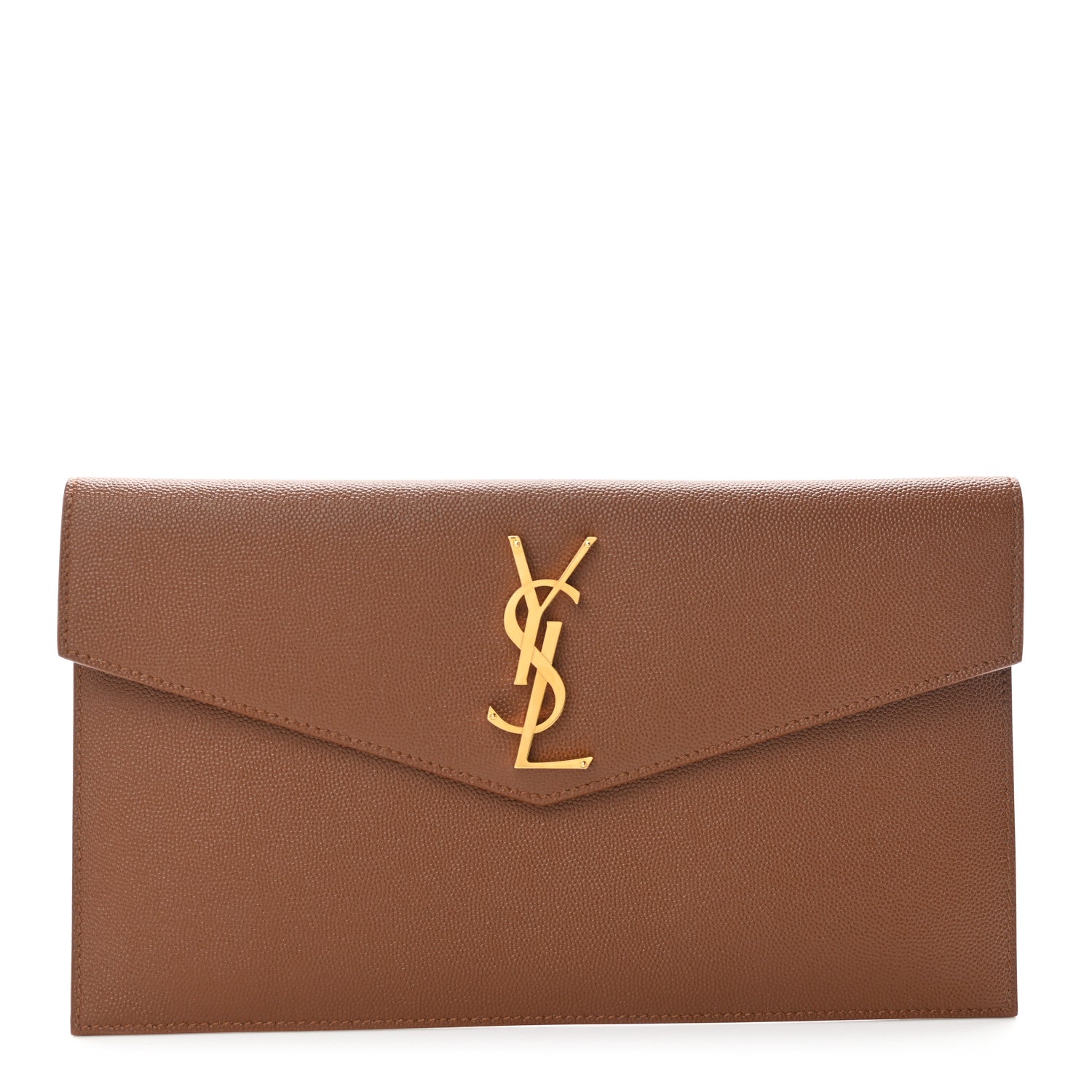 Saint Laurent Grain De Poudre Uptown Pouch Brick 1 of 8
