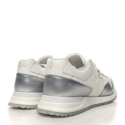 Louis Vuitton Metallic Empreinte Mens Run Away Sneakers 10 White 4 of 8