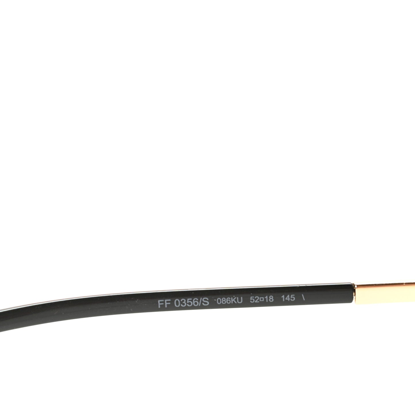Acetate Metal FF Cat Eye Sunglasses FF 0356/S Havana