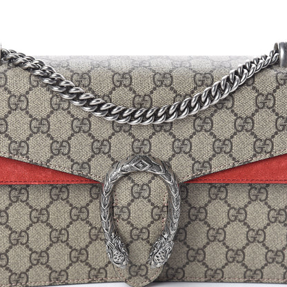 Gucci GG Supreme Monogram Small Dionysus Shoulder Bag Red 8 of 10