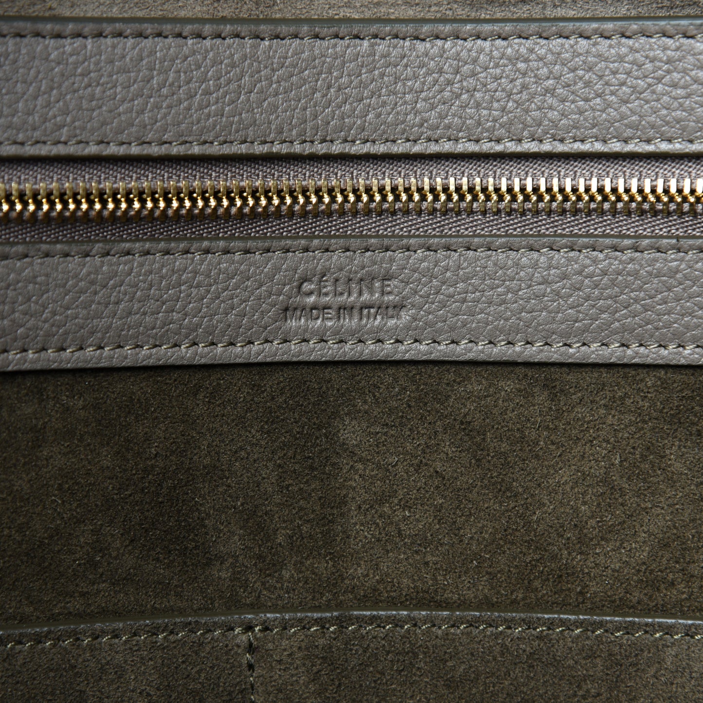 Soft Grained Calfskin Small Belt Cabas Phantom Taupe