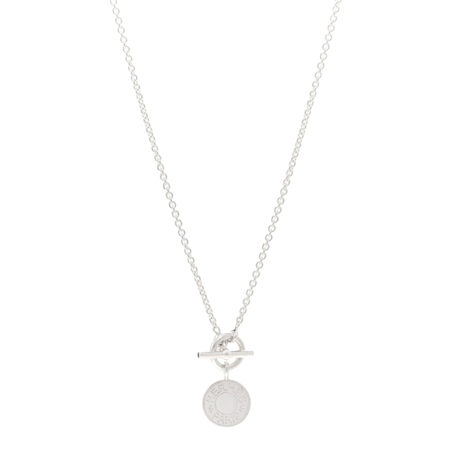 Sterling Silver Amulettes H Confettis Pendant Necklace