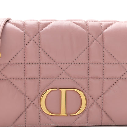 Christian Dior Calfskin Macrocannage Mini Caro Bag Old Rose 8 of 10