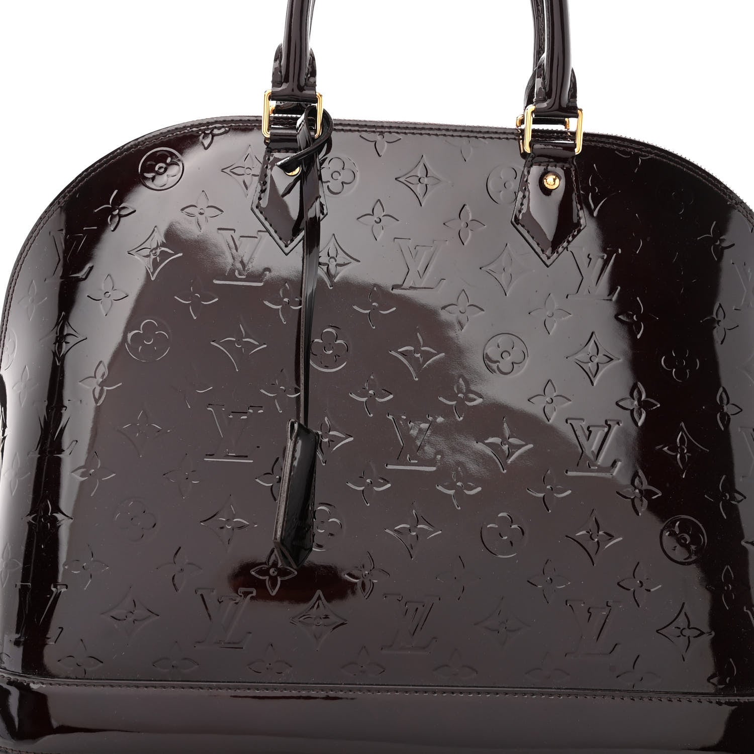 Louis Vuitton Vernis Alma GM Amarante 7 of 10