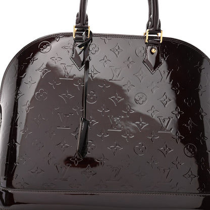 Louis Vuitton Vernis Alma GM Amarante 7 of 10