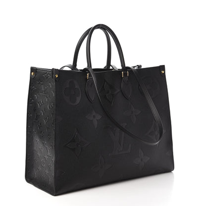 Louis Vuitton Empreinte Monogram Giant Onthego GM Black 3 of 9