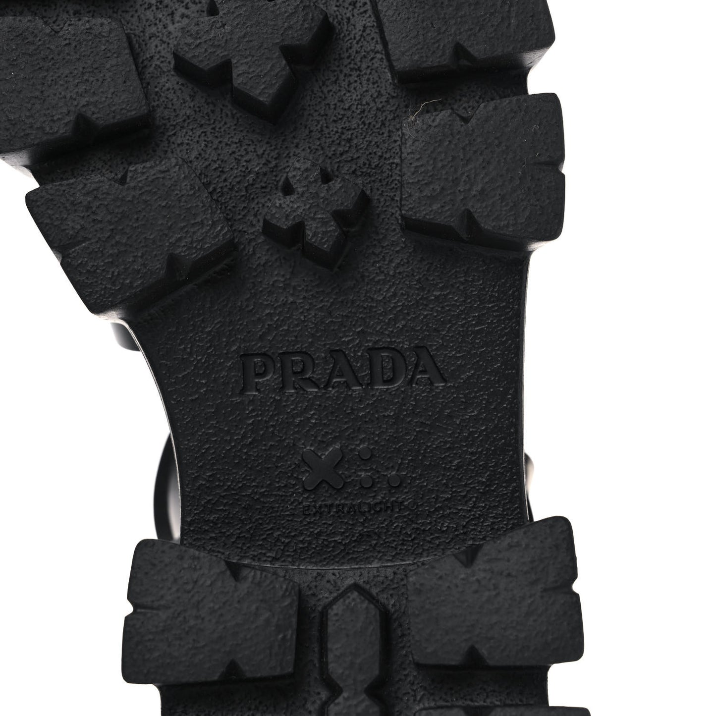 Foam Rubber Triangle Logo Monolith 55mm Cage Sandals 38 Black