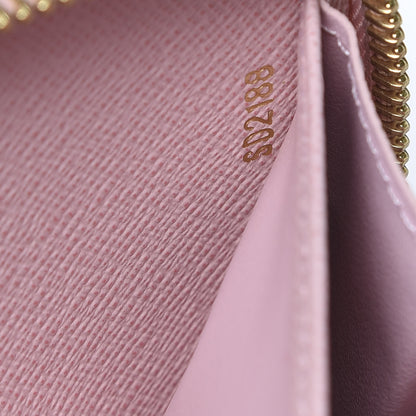 Louis Vuitton Damier Azur Zippy Wallet Rose Ballerine 6 of 6