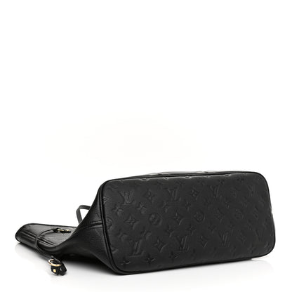 Louis Vuitton Empreinte Monogram Giant Neverfull MM Black 7 of 17