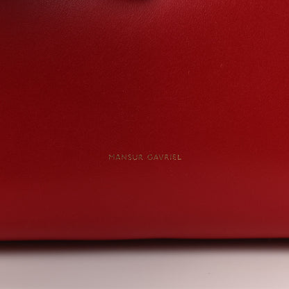 Mansur Gavriel Calfskin Mini Mini Lady Bag Flamma 6 of 8