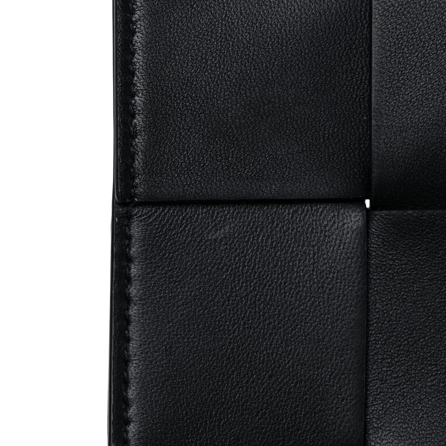 Bottega Veneta Spazzolato Maxi Intrecciato Cassette Crossbody Bag Black 11 of 14