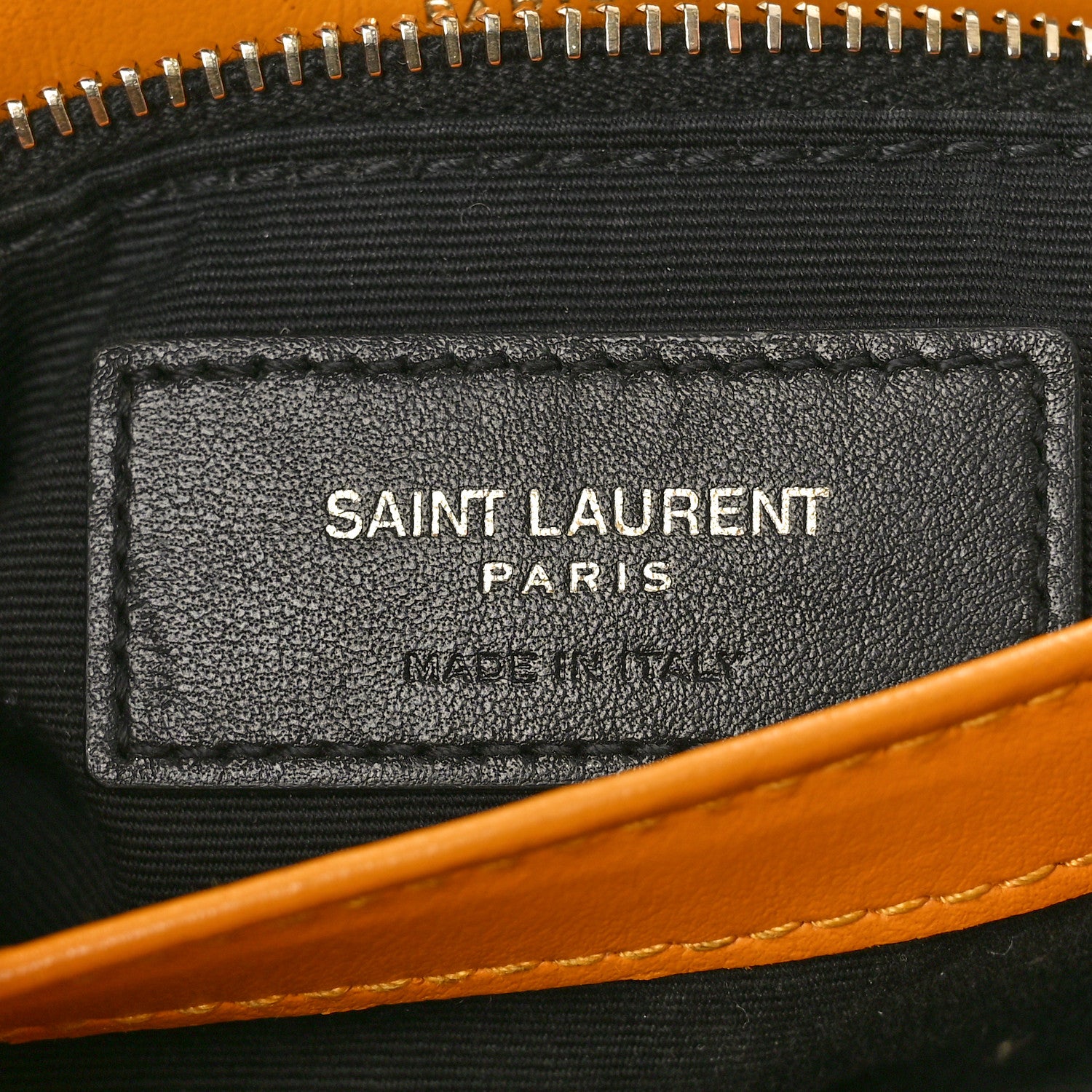 Saint Laurent Calfskin Y Quilted Monogram Toy Loulou Crossbody Bag Cheddar 6 of 12