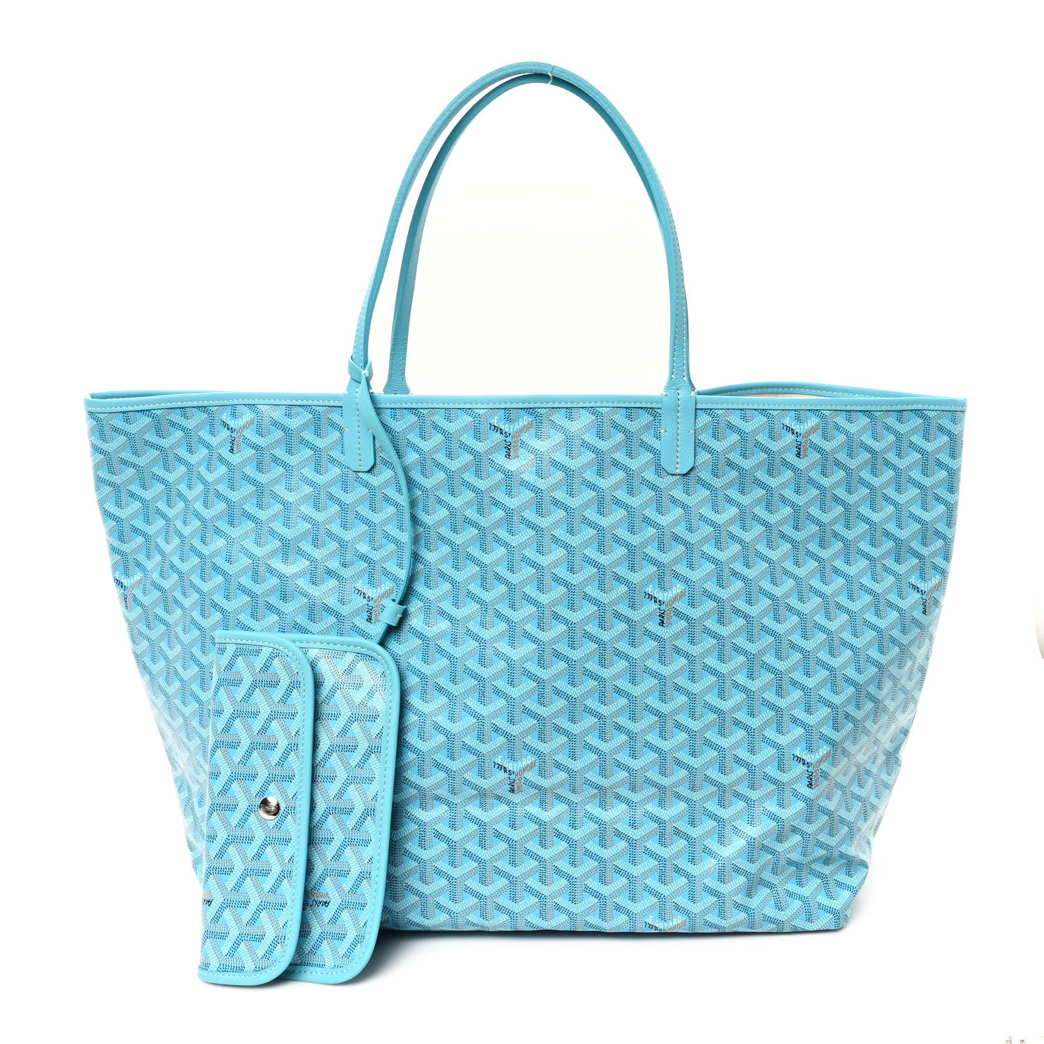 Goyard Goyardine Saint Louis GM Balise Beach Towel Set Turquoise 3 of 11