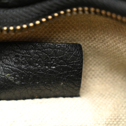 Gucci Grained Calfskin Small Logo Belt Bag Black 7 of 11