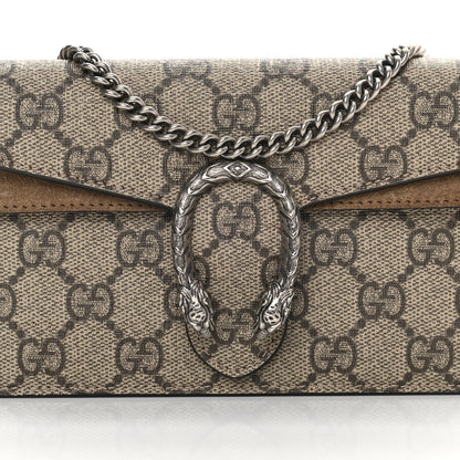 Gucci GG Supreme Monogram Super Mini Dionysus Shoulder Bag Taupe 7 of 15