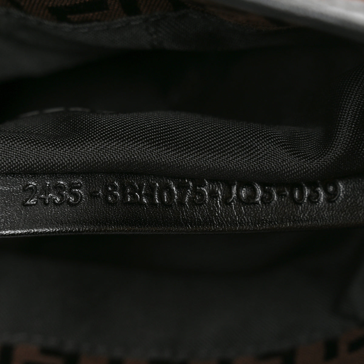 Fendi Zucchino Small Roll Tote Tobacco Moro 6 of 9