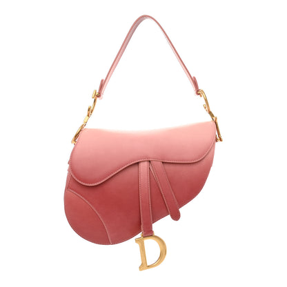 Christian Dior Gradient Calfskin Saddle Bag Pink 1 of 10