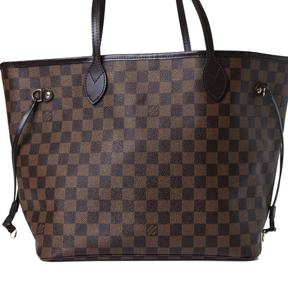Louis Vuitton Damier Ebene Neo Neverfull MM Rose Ballerine 10 of 15