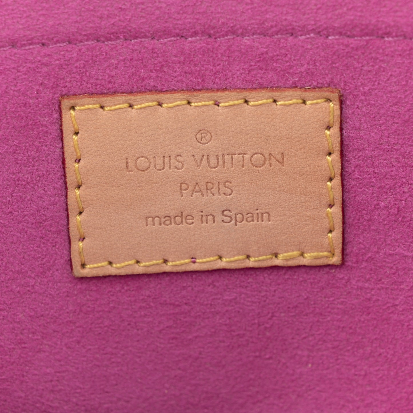 Monogram Denim Mini Pleaty Fuchsia