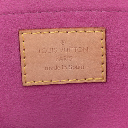 Louis Vuitton Monogram Denim Mini Pleaty Fuchsia 5 of 9