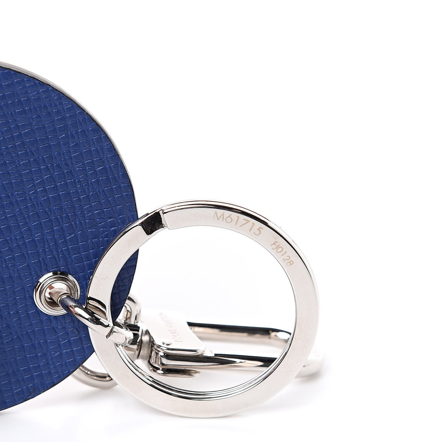 Taiga LV Circle Bag Charm Key Holder Ocean