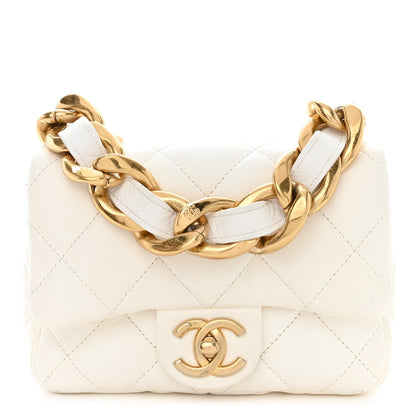 Chanel Lambskin Quilted Mini Funky Town Flap White 1 of 10