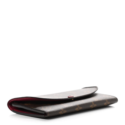Louis Vuitton Monogram Emilie Wallet Fuchsia 4 of 7
