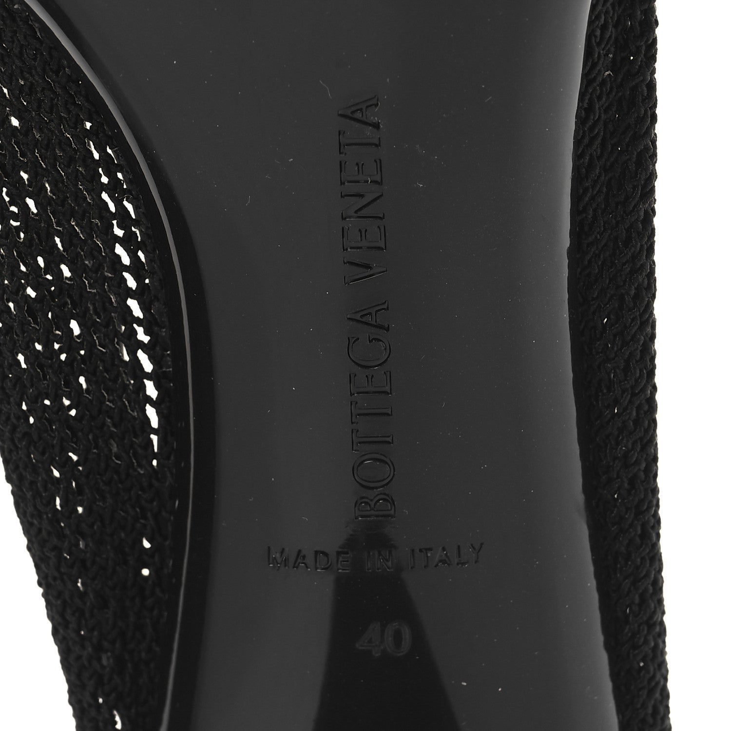 Bottega Veneta Mesh Stretch Flex Sock Pumps 40 Black 7 of 9