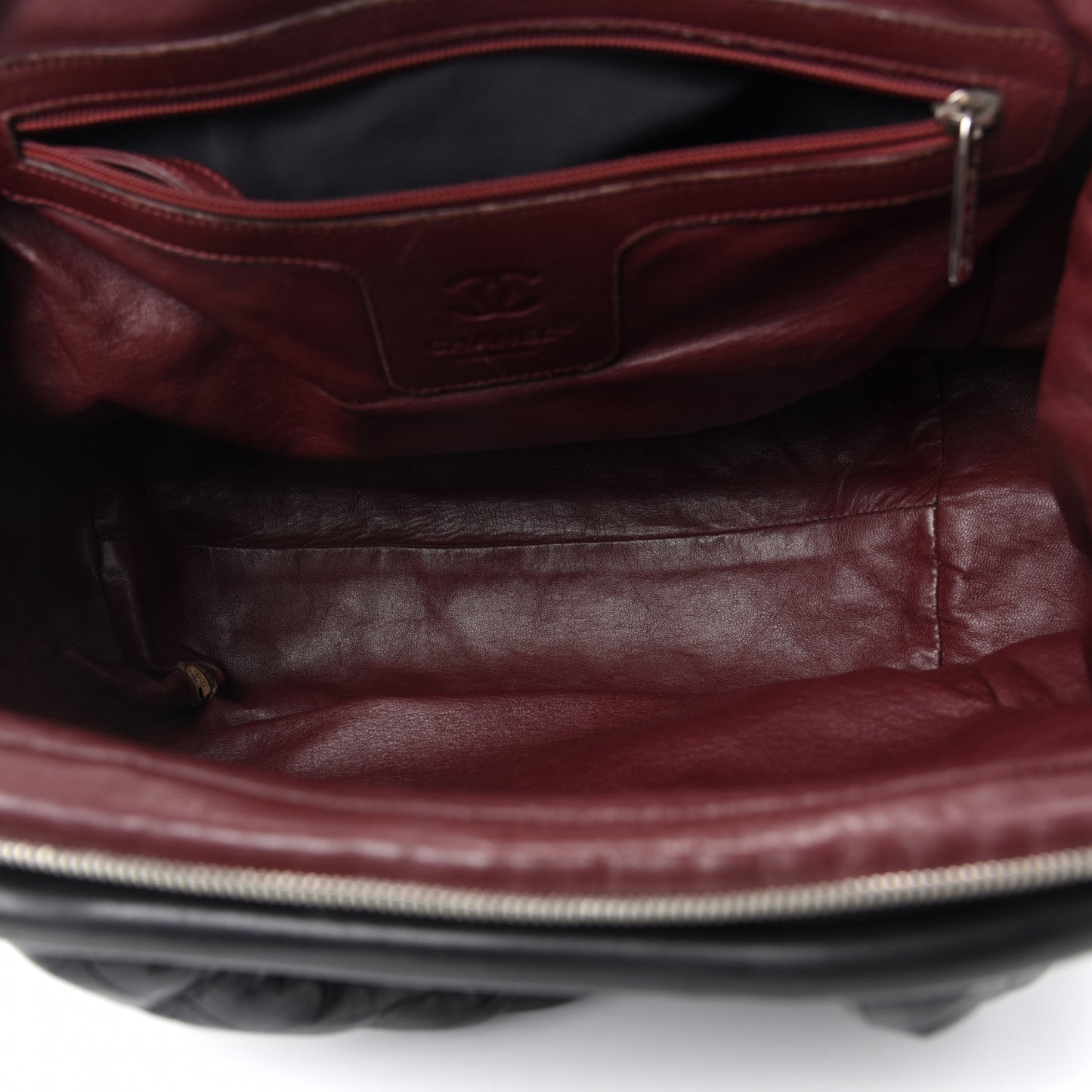 Lambskin Coco Cocoon Bowler Black
