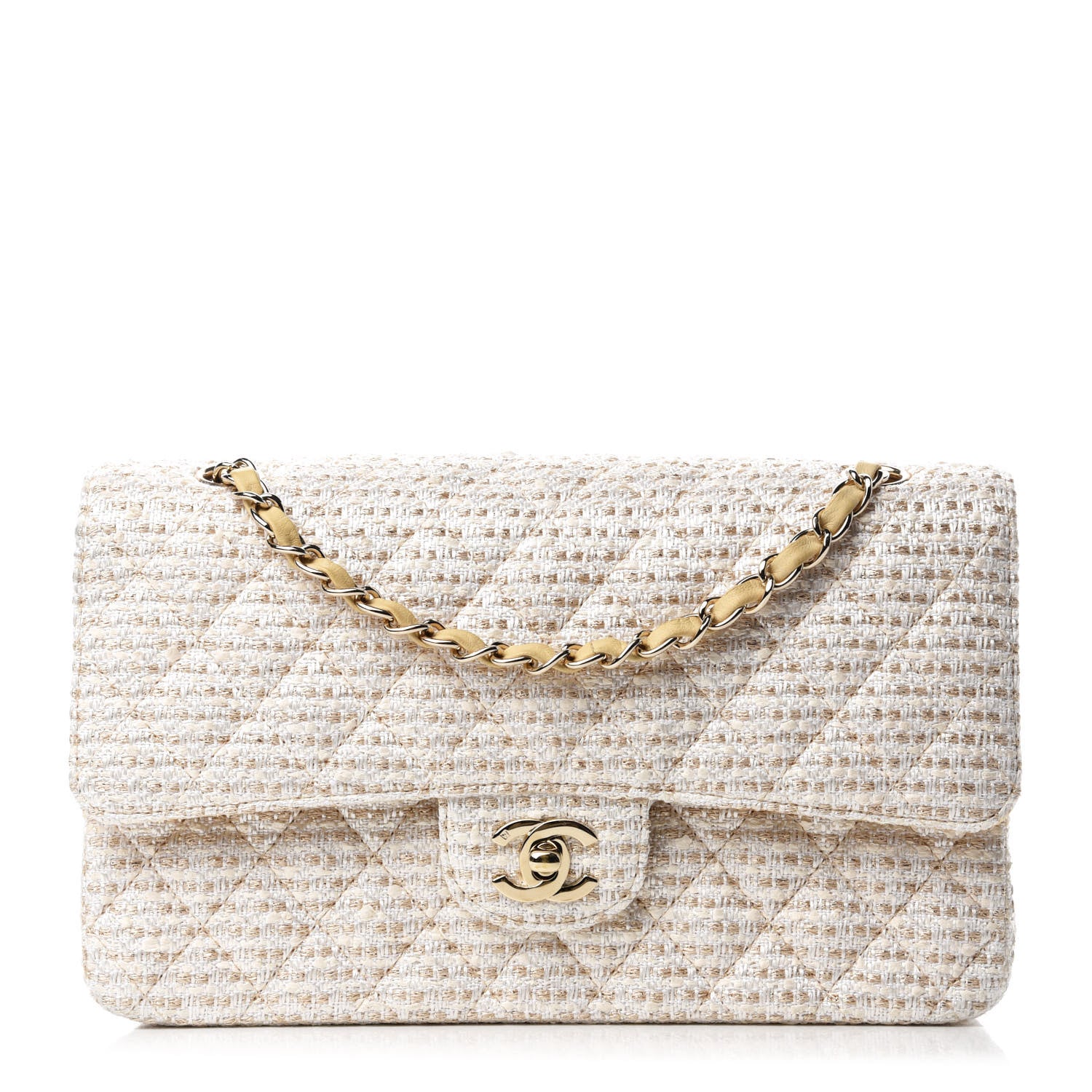 Chanel Tweed Medium Double Flap Multicolor 1 of 12