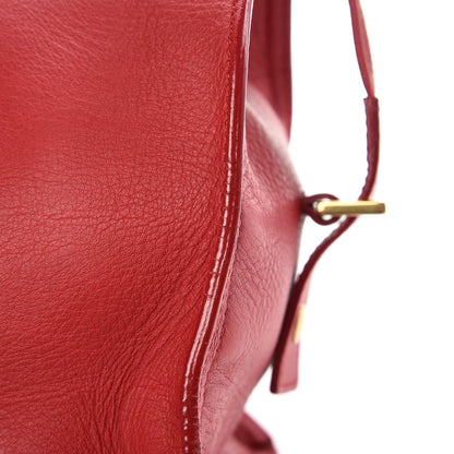 Saint Laurent Calfskin Small Classic Y Cabas Rouge Orient 8 of 15