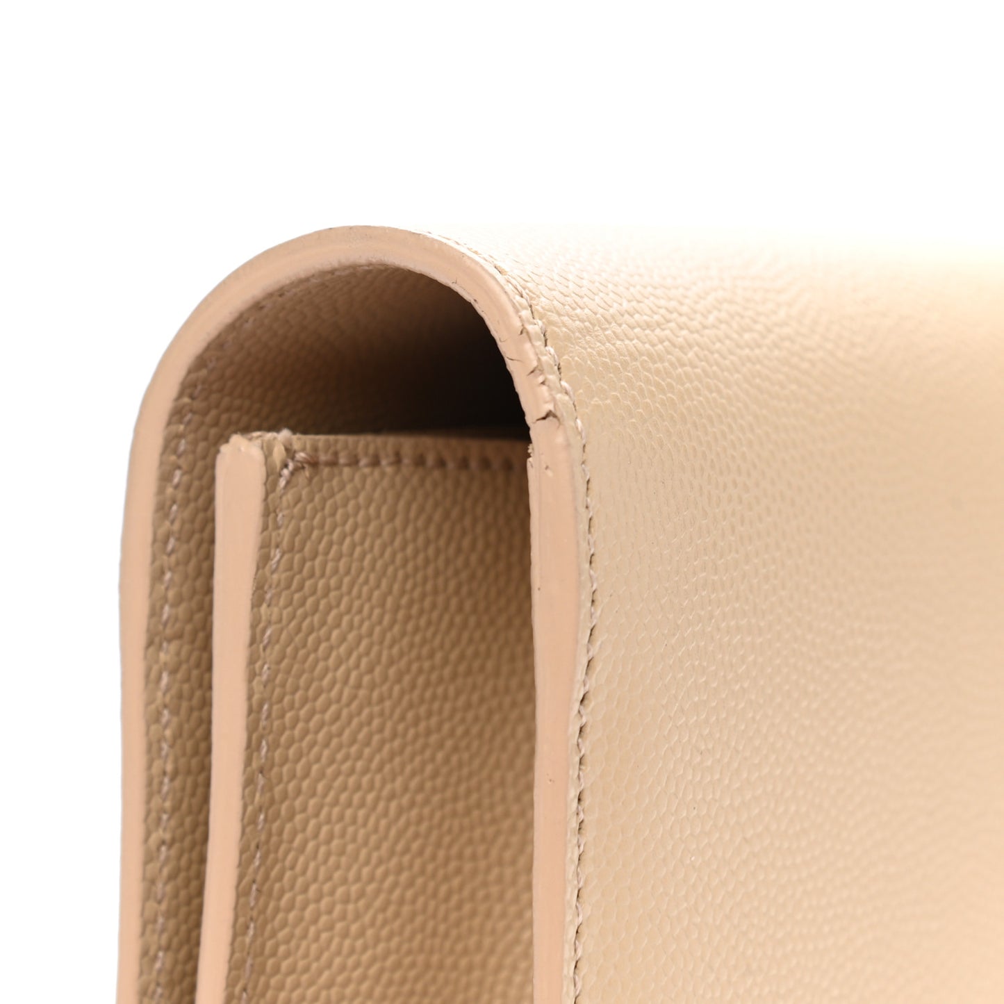 Grain De Poudre Classic Monogram Cassandre Clutch Nude