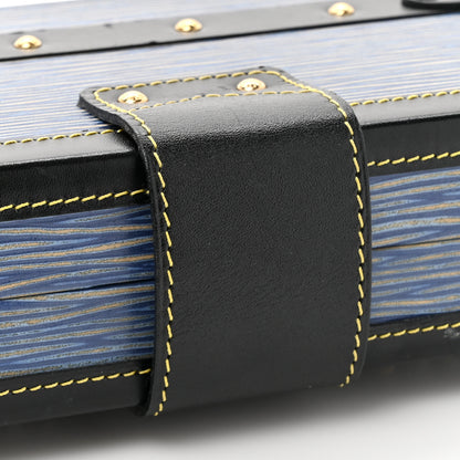 Louis Vuitton Epi Petite Malle Denim Light 16 of 18