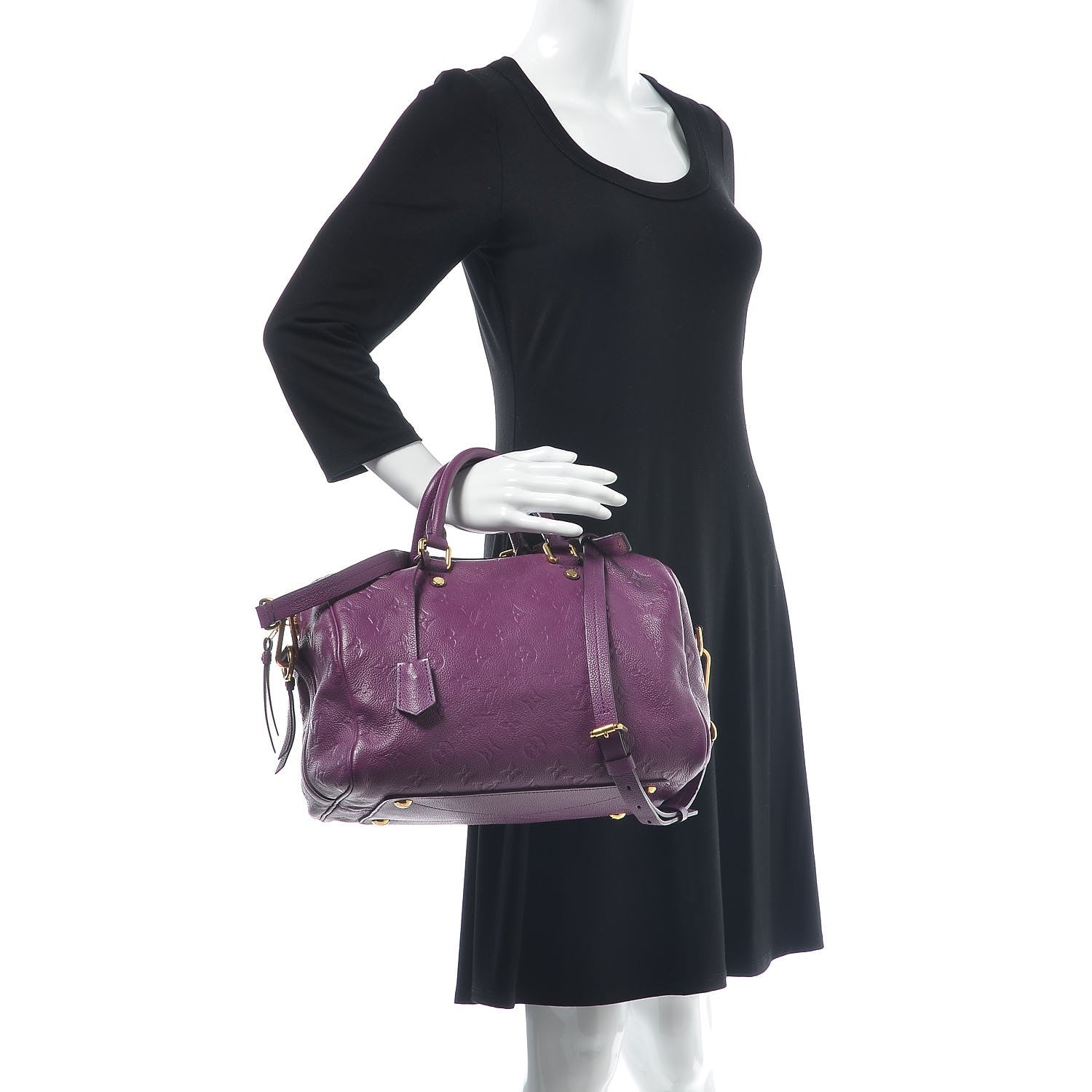 Louis Vuitton Empreinte Speedy Bandouliere 30 Amethyste 2 of 11