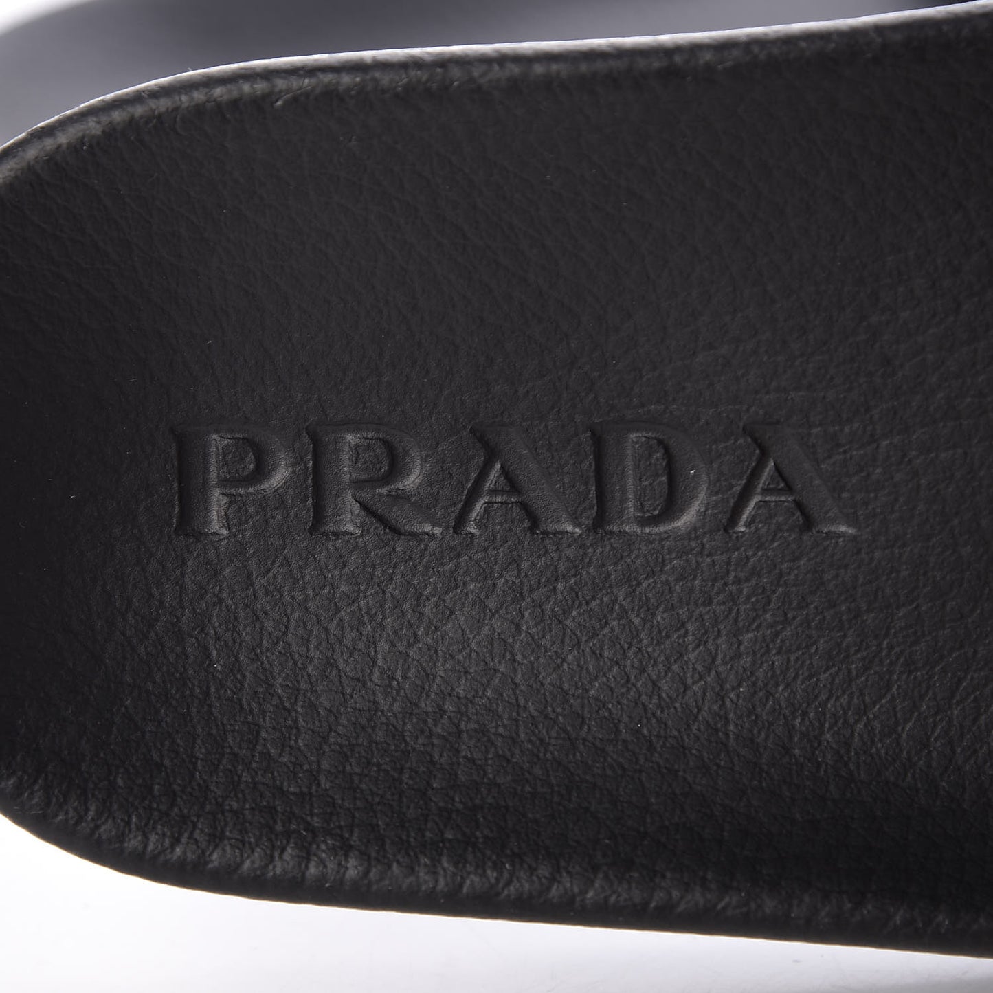 Rubber Logo Pool Slide Sandals 37 Black Rosa
