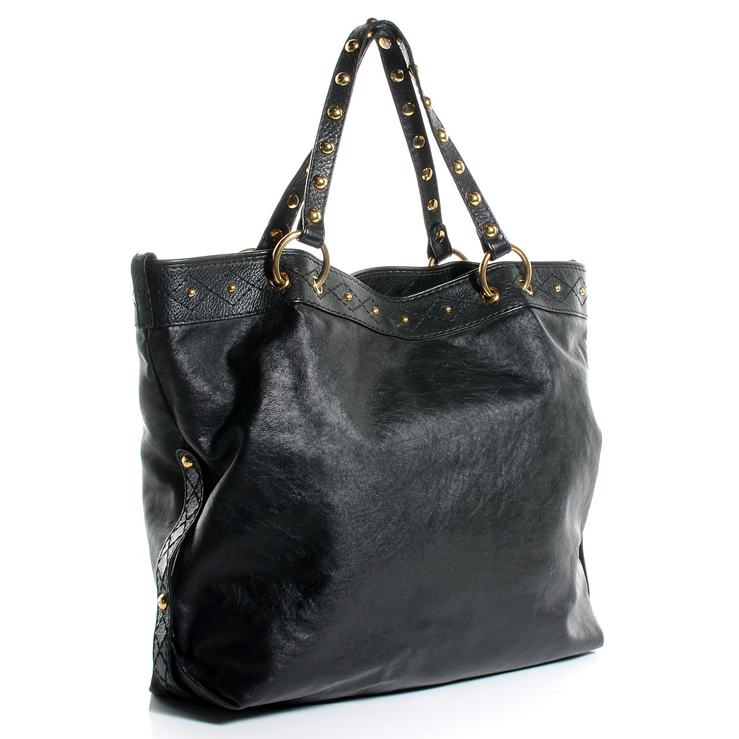 Gucci Leather Irina Tote Black 3 of 7