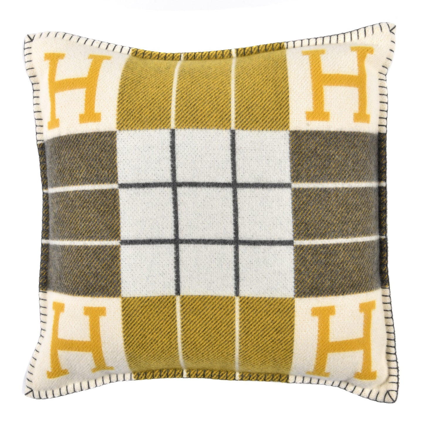 Wool Cashmere Avalon III Pillow PM Gris Soleil