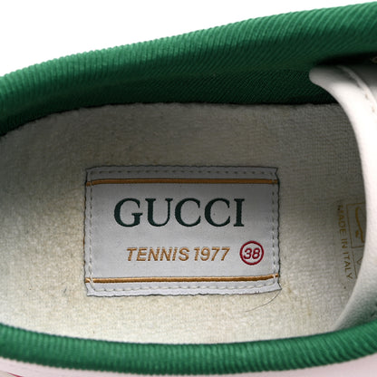Gucci Canvas Web Womens 1977 Tennis Sneakers 38 White 8 of 8