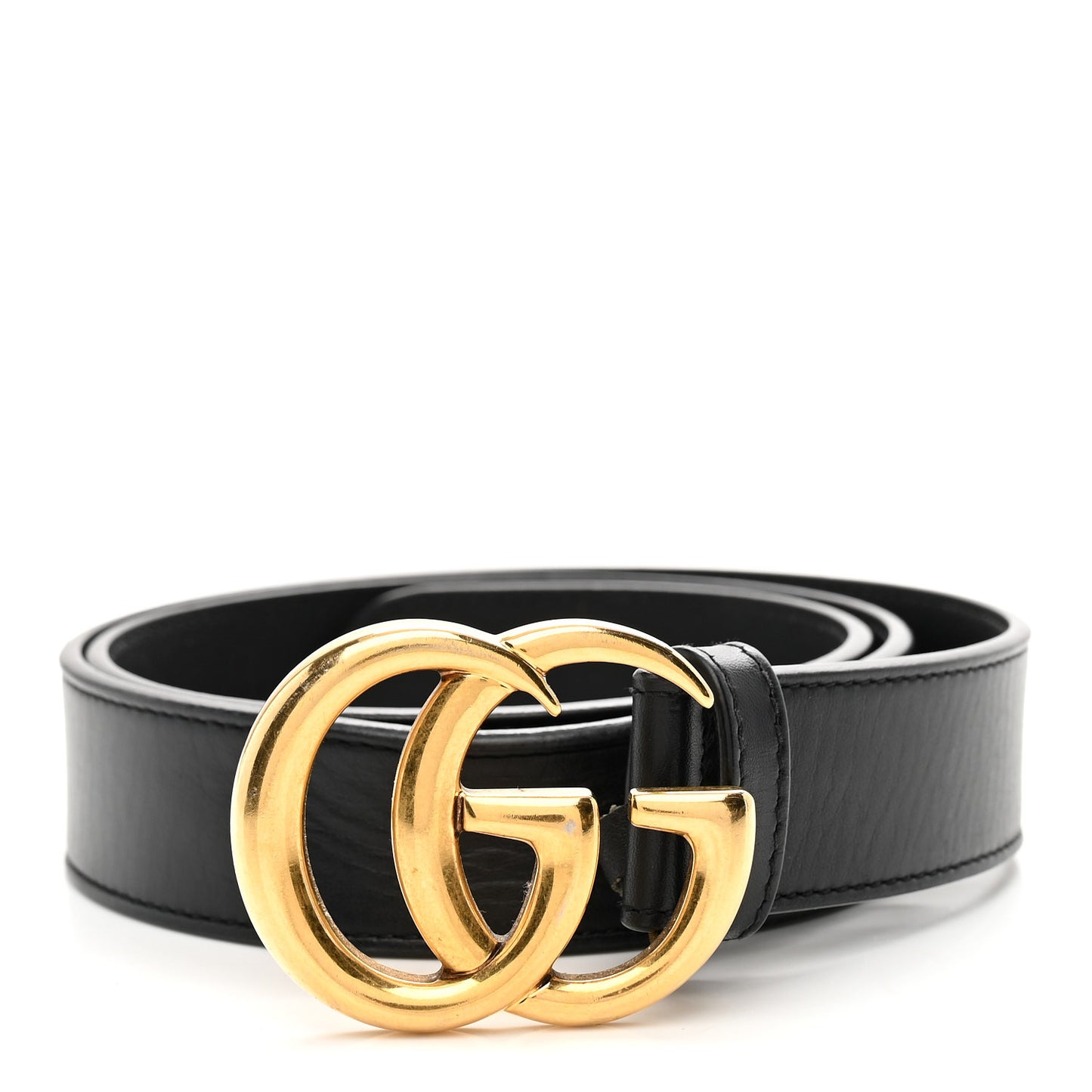 Calfskin Double G 30mm Belt 80 32 Black