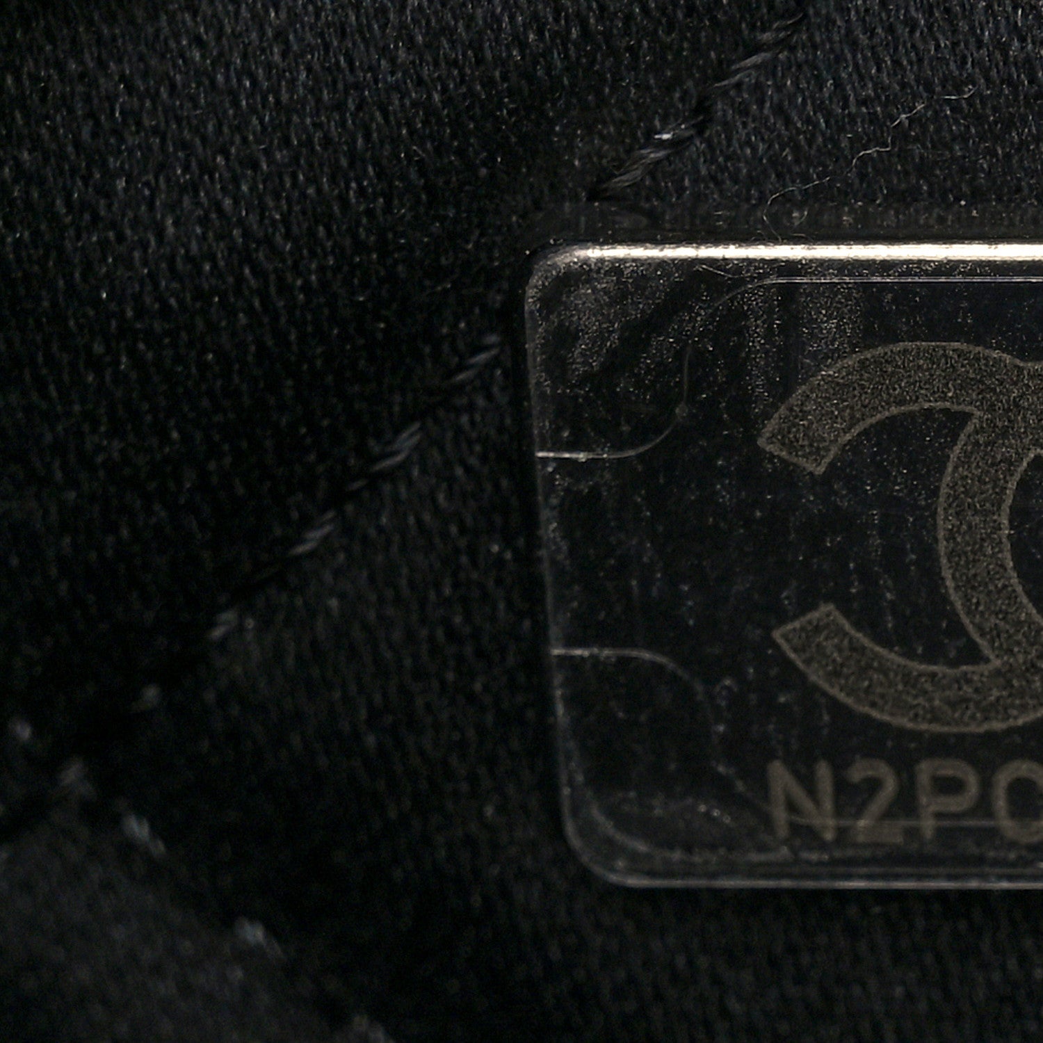Chanel Denim Patchwork Quilted Chanel 22 Black 8 of 12